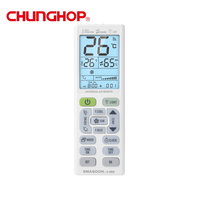 Control Remoto Universal Impermeable para Aire Acondicionado K-3302E, LCD, AC/A/C, 5000 en 1, Plástico ABS, 15 Botones, Alcance de 8 Metros, Linterna LED