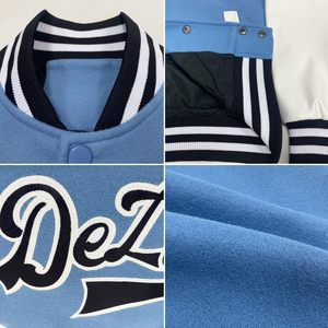 Chaqueta Varsity de Béisbol Urbana Personalizada para Hombre, con Nombre, Número y Logotipo Bordados, Impresión por Sublimación, Ropa Casual de Otoño - Product Image 5