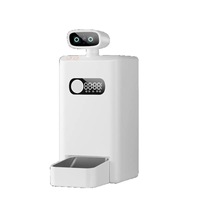 Distributeur automatique intelligent pour chat avec WiFi, 3,5 L, en plastique et acier inoxydable, avec caméra 4K pour l'alimentation programmée des chats