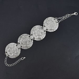 Pulsera con borla <span class=keywords><strong>de</strong></span> moneda para mujer, brazalete único turco, gitano, joyería Bohemia para mujer y Niña - Product Image 6