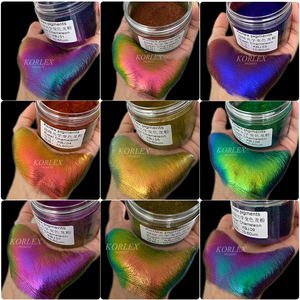 Yeşil siyah kırmızı bukalemun <span class=keywords><strong>Pigment</strong></span> tozu renk kayması tozu mika etkisi bukalemun <span class=keywords><strong>Pigment</strong></span> için araba boyası kozmetik oje - Product Image 3