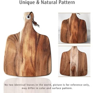 Juego de Tablas de Queso de Madera de Acacia de 30.5 cm con Asa para Uso en la Cocina - Product Image 4