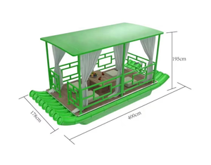 Bateau électrique de loisirs en plein air pour la pêche et le <span class=keywords><strong>surf</strong></span>, avec sièges confortables et auvent, idéal pour les croisières sur le lac et les divertissements aquatiques - Product Image 5