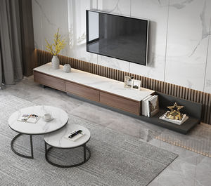 <span class=keywords><strong>Meuble</strong></span> TV avec table de table coulissante et extensible <span class=keywords><strong>Meuble</strong></span> TV <span class=keywords><strong>Meuble</strong></span> TV <span class=keywords><strong>console</strong></span> de salon - Product Image 2