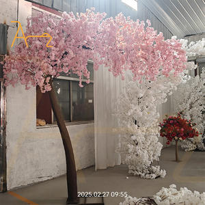 Venta directa del fabricante, árbol grande de plástico, decoración para fiesta de boda, árbol Artificial de Año Nuevo, planta verde, árbol de Sakura - Product Image 5