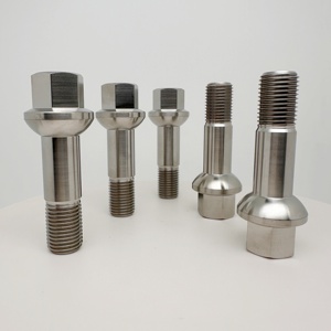 Bu lông bánh xe ô tô hợp kim titan siêu nhẹ, chống ăn mòn, cường độ cao, gia công CNC, giá xuất xưởng, loại Gr.5, M12*1.5P*45L - Product Image 5
