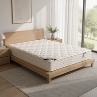 Matelas de luxe 5 étoiles hybrides à ressorts ensachés et mousse, tailles Queen et King, personnalisables OEM/ODM pour chambre et hôtel, matelas compressé