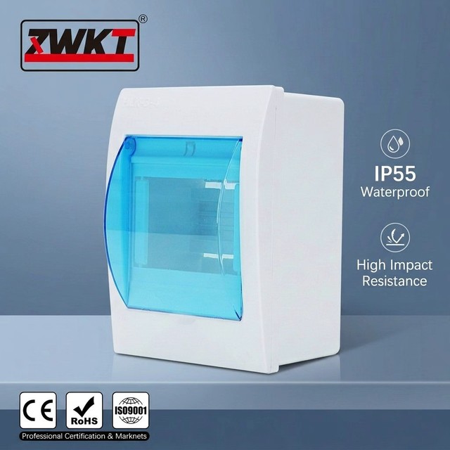 Industrial Use 3-4 Circuit IP55 Waterproof 220V High-quality Power Equipment Plastic Distribution Box