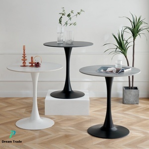 Modern Simple <strong>Tulip</strong> <strong>Tables</strong> with MDF Elegant Balconies Designed for Small Dining Spaces for Family Guests Negotiating Meetings - Product Image 5