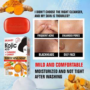 Jabón en Barra DR.DAVEY con Ácido Kójico + Cúrcuma + Zanahoria - Blanqueador y Control de Grasa - Product Image 2