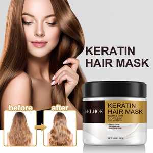 Achetez via l'agent 1688 : Masque capillaire à la kératine personnalisé OEM/ODM, traitement hydratant pour le cuir chevelu, masque capillaire biologique au collagène – Agent de sourcing - Product Image 6