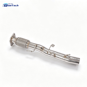 Tubería Frontal de Alto Flujo con Eliminación de OPF para Mercedes A35 CLA35 GLA35 W177 C118 M260 2.0T Turbo, Acero T304 con OPF - Product Image 2