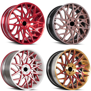 Rines HS-02035 Personalizados de Aleación de Aluminio Forjado Cromado de 2 Piezas, 17 <span class=keywords><strong>18</strong></span> 19 20 Pulgadas, Pulidos, 5x112 5x120 5x114.3 - Product Image 3