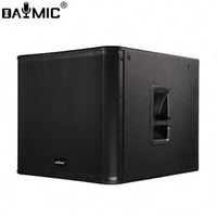 AOSHEN KW181S Enceinte active numérique de classe D 1000W avec subwoofer de 18 pouces, coque métallique et module amplificateur de puissance 1000W