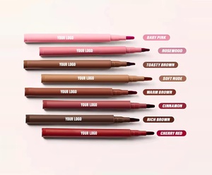 Delineador de labios a prueba de manchas, delineador de labios vegano marrón líquido, Etiqueta Privada, mancha de labios impermeable - Product Image 5
