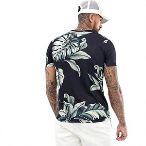 T-shirt à manches courtes pour homme, imprimé par sublimation, 100% polyester, col rond, coupe décontractée, motif photo, tissu tricoté - Product Image 3