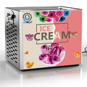 Qdmech เครื่องทอดไอศกรีมโยเกิร์ตระบบไฟฟ้าม้วนทอดจากปากีสถานได้รับการรับรองจากผู้ผลิตในจีน - Product Image 1