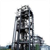 Évaporateur MVR continu à entraînement électrique industriel pour la concentration des eaux usées de levure à BOD élevé, avec fonctions d'économie d'énergie