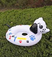 Siège de Piscine en PVC en Forme d'Animal de Dessin Animé pour Enfants - Bouée de Natation Gonflable Bébé Canard/Éléphant