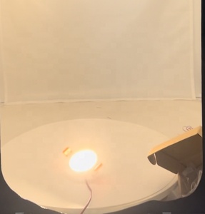 DC12V Design moderne LED plafonnier encastré Ultra-mince 3.6 pouces blanc LED RV camping-car coffre DC éclairage basse tension - Product Image 4