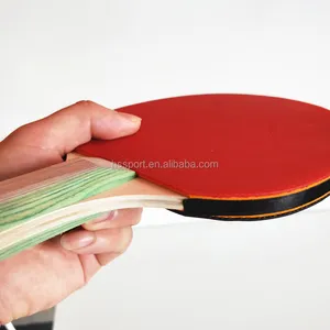 Pas cher ITTF standard de ping-pong raquette Picots En caoutchouc pur bois pagaie raquette de ping-pong raquette