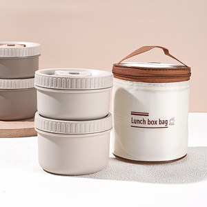 New Arrival Cute Insulated Stainless Steel <strong>Lunch</strong> <strong>Box</strong> Leak Proof <strong>Microwaveable</strong> Portable for School Travel Camping Bento <strong>Box</strong> - Product Image 6