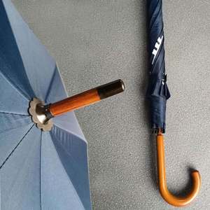 Parapluie droit de golf 8K à ouverture automatique avec logo personnalisé de haute qualité pour adultes imperméable pongé polyester promotionnel - Product Image 4