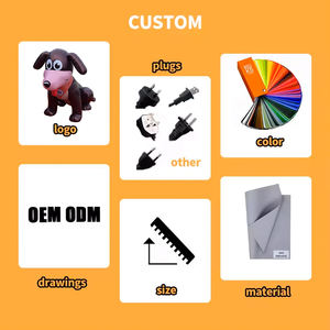 Produits gonflables personnalisés en forme de chien de dessin animé, petits animaux gonflables publicitaires pour la décoration d'événements - Product Image 3