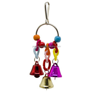 Cute Colorful Parrot Toys Pet Bird Bells Parrot Chew Toys Bird <strong>Cage</strong> Toys for Parrots Birds Home Decor - Product Image 6