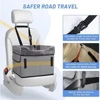 Stock confortablement facile à nettoyer siège d'appoint pour chien Portable solide siège de voiture pour chien anti-saleté essentiel pour les petits chiens voyageant