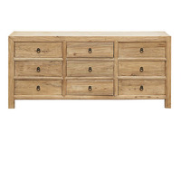 Meuble de classement en bois recyclé antique de haute qualité, meuble de bureau, classeur naturel