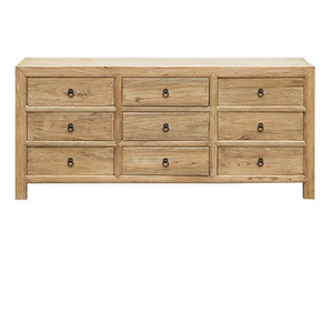 Archivador de Madera Reciclada Antiguo de Alta Calidad, Mueble de Oficina, Archivador Natural para Mapas - Product Image 6