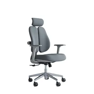 Kursi Staf kantor putar ergonomis, punggung tinggi nyaman kursi Staf murah sampel