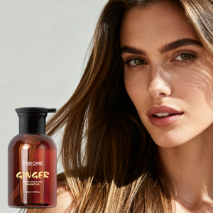 YOGI CARE Champú 100% <span class=keywords><strong>Natural</strong></span> para el Crecimiento del Cabello, Champú Nutritivo de Jengibre - Product Image 1