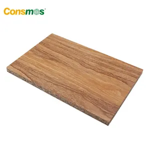 Papan partikel laminasi melamin putih, kualitas tinggi 12mm 15mm 16mm 18mm