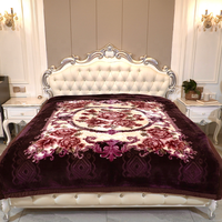 Grande demande Couverture d'hiver super douce en vison royal Lit double King Size Prix compétitif Vente en gros Couvertures en vison coréen Usage domestique