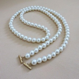 Correa de Hombro Cruzada de Lujo con Cuentas y Hebilla en T de Aleación con Perlas, Correa Desmontable y Ajustable para Bolsos Largos y Bolsos Tote - Product Image 2