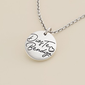 Colgante Temático Familiar James Avery de Plata de Ley S925, Diseño con Texto Grabado, Accesorios de Joyería DIY, para Hacer Pulseras y Collares - Product Image 4