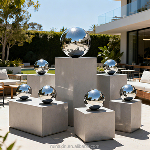 Sfera Lucida a Specchio 16-100MM, Artigianato in Metallo Art Déco, Sfere Decorative in Acciaio Inox per Vetrine, Sfera Ornamentale - Product Image 5