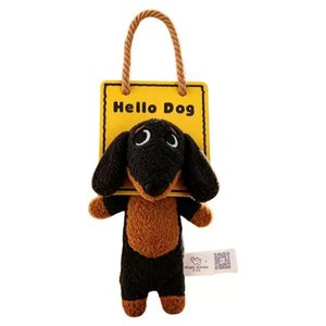 Adorable Porte-clés en Peluche Chiot de Dessin Animé, Doux Chien Tacheté, Accessoire de Sac à Dos - Product Image 6