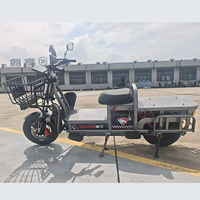Moto électrique de transport lourd haute performance, vitesse maximale 55 km/h, frein à disque double, scooter électrique de livraison pour les marchés d'Afrique et d'Amérique latine