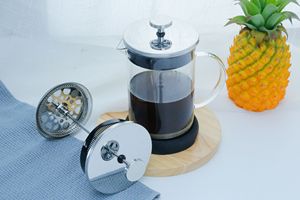 Wholesale 350ml Heat Resistance Coffees Pot French Press Hand Blowing French Coffee Press