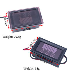 Carro Bateria Nível Indicador 72/84V Bateria Capacidade Medidor Voltímetro Tester Impermeável/não Impermeável Azul LED Tester Voltímetro - Product Image 3