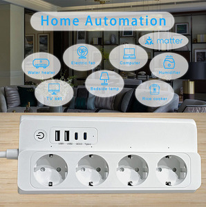 <span class=keywords><strong>Regleta</strong></span> Inteligente Matter Over Wifi <span class=keywords><strong>Homekit</strong></span> con Ahorro de Energía para la UE, con 2 Puertos USB y 2 Tipo C, Compatible con Alexa y Google Home - Product Image 5