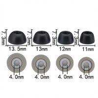 Embouts d'oreille en mousse à mémoire de forme de remplacement pour B&O Beoplay EX, isolation phonique à récupération lente, couvre-écouteurs sans fil intra-auriculaires, noir et gris