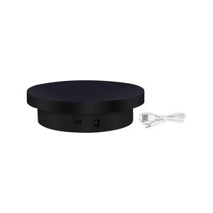Support antidérapant USB de platine vinyle à rotation noire à 360 ° pour produits électroniques montres bijoux-accessoires d'affichage de bijoux - Product Image 2