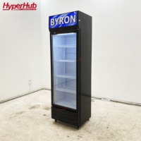 Vitrine Réfrigérée Commerciale Personnalisée à Température Unique avec Ventilateur, Présentoir Publicitaire pour Boissons, Porte en Verre Transparent, Affichage Numérique