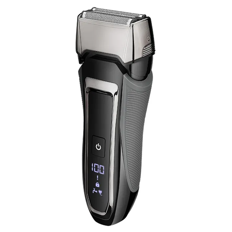 2 Heads Rechargeable Electric Shaver Reciprocating Electronic Shaving Machine Rotary Hair Trimmer Face Care Razor