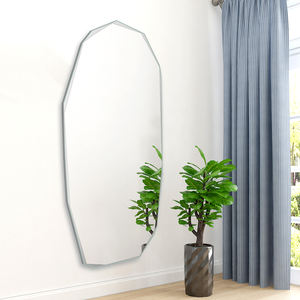 <span class=keywords><strong>Espejo</strong></span> de Pared de <span class=keywords><strong>Cuerpo</strong></span> <span class=keywords><strong>Entero</strong></span> con Borde <span class=keywords><strong>Biselado</strong></span>, <span class=keywords><strong>Espejo</strong></span> Irregular sin Marco - Product Image 4