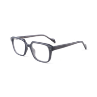 Monture de lunettes carrée en acétate à monture complète, protection contre la lumière bleue, motif diamant, lunettes de lecture durables unisexes pour un usage quotidien